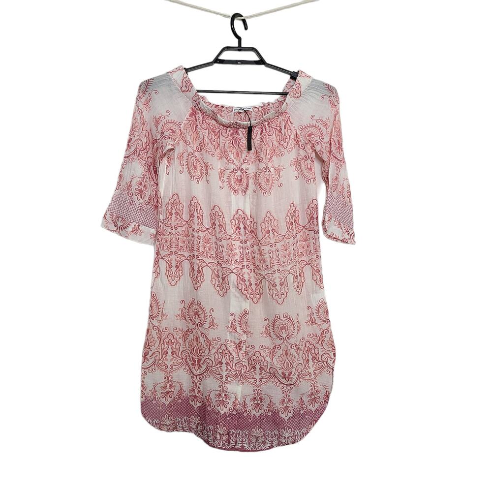 Crosstree Lane Dress Size Medium Pink White
